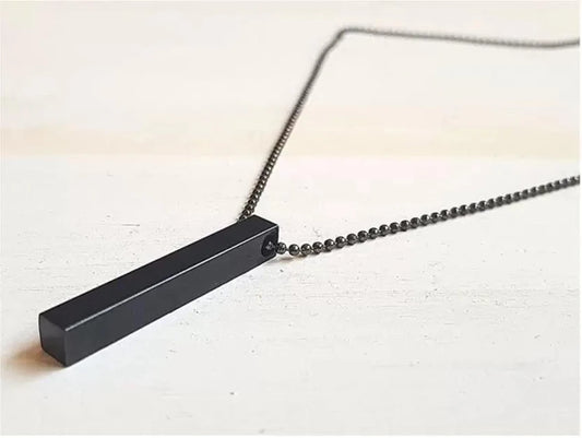 men high quality mat black pendant